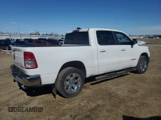 2022 Ram 1500 Big Horn with VIN 1C6SRFFT5NN116671, listed as a Copart auction lot 51690775 with 30,317 mi miles and Salvage Title. Bid and sale history available at carsss.com. Image 3.