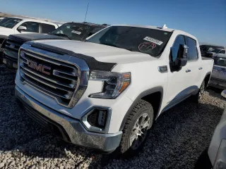 2022 GMC Sierra 1500 Limited SLT with VIN 3GTU9DED0NG141938, listed as a Copart auction lot 42553395 with 40,277 mi miles and Salvage Title. Bid and sale history available at carsss.com. Image 1.