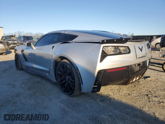 2015 Chevrolet Corvette Z06 3LZ with VIN 1G1YT2D64F5600013, listed as a Copart auction lot 89328745 with 21,870 mi miles and Salvage Title. Bid and sale history available at carsss.com. Image 2.