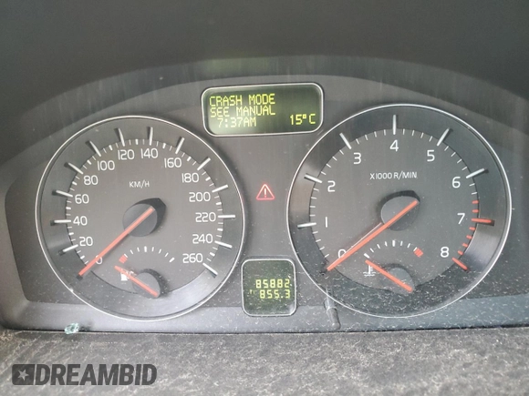 2008 Volvo C70 с VIN YV1MC67268J043468, выставлен на аукционе Copart как лот 53851685 с пробегом 85 882 миль миль и Списание • Salvage title. История ставок и продаж доступна на DreamBid. Изображение 9.