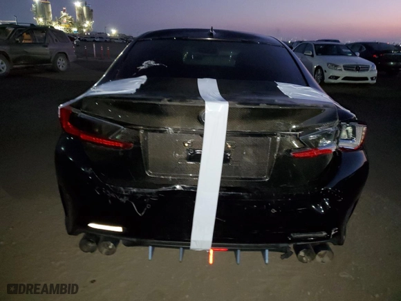2016 Lexus RC 200t with VIN JTHHA5BC4G5003418, listed as a Copart auction lot 83820124 with 109,488 mi miles and Salvage Title. Bid and sale history available at carsss.com. Image 6.
