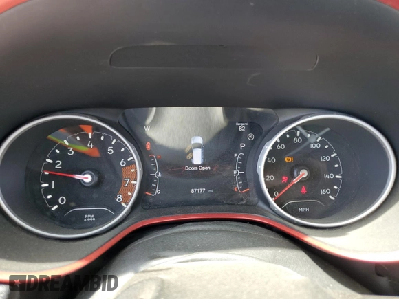 2021 Jeep Compass Trailhawk with VIN 3C4NJDDB6MT564816, listed as a Copart auction lot 57534505 with 87,177 mi miles and Salvage title. Bid and sale history available at DreamBid. Image 9.