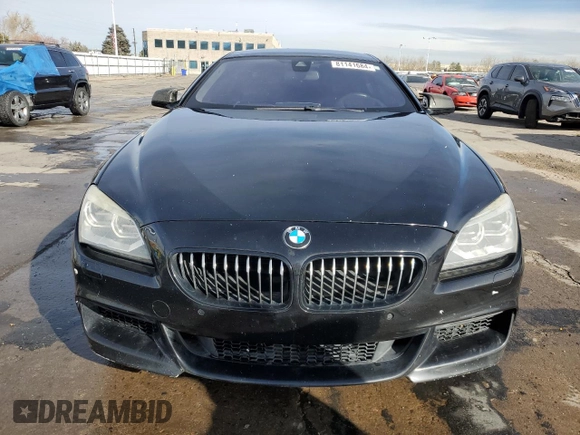 2015 BMW 6 Series 650i xDrive with VIN WBA6B4C55FD761494, listed as a Copart auction lot 81141684 with 82,371 mi miles and Clean Title. Bid and sale history available at DreamBid. Image 5.