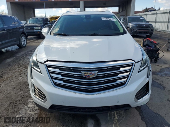 2017 Cadillac XT5 Premium Luxury AWD with VIN 1GYKNERS8HZ140004, listed as a Copart auction lot 46799115 with 197,007 mi miles and Salvage Title. Bid and sale history available at carsss.com. Image 5.