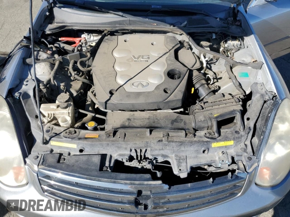 2006 Infiniti G35 with VIN JNKCV51E56M518921, listed as a Copart auction lot 76822984 with 172,791 mi miles and Clean Title. Bid and sale history available at DreamBid. Image 11.