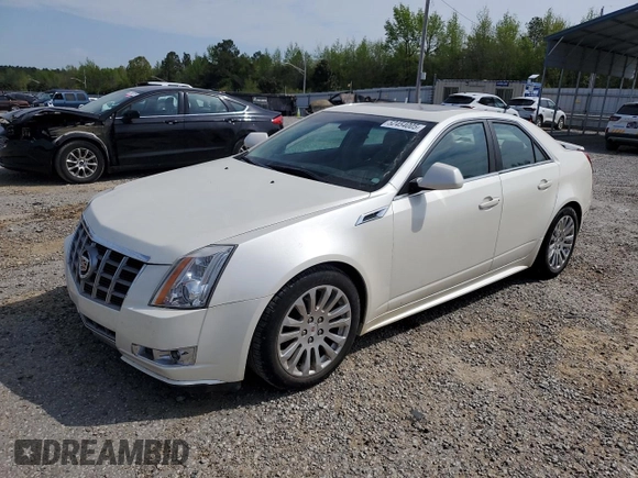 2013 Cadillac CTS Premium с VIN 1G6DP5E38D0135684, выставлен на аукционе Copart как лот 52454005 с пробегом Не указан миль и Списание • Salvage title. История ставок и продаж доступна на DreamBid. Изображение 1.