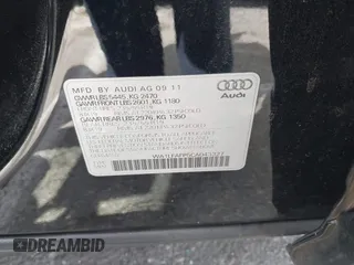 2012 Audi Q5 2.0T Premium Plus with VIN WA1LFAFP5CA043327, listed as a IAAI auction lot 41946117 with 152,343 mi miles. Bid and sale history available at carsss.com. Image 9.