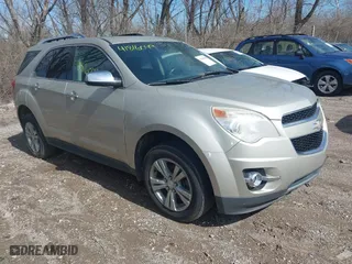 2013 Chevrolet Equinox LTZ with VIN 2GNFLGEK8D6266018, listed as a IAAI auction lot 41816049 with 214,124 mi miles. Bid and sale history available at carsss.com. Image 1.
