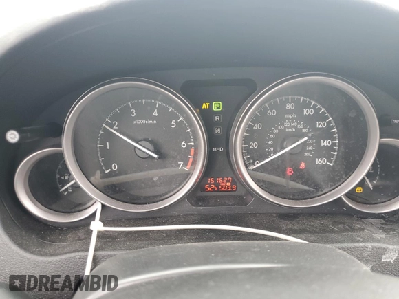 2012 Mazda 6 i Touring with VIN 1YVHZ8DH1C5M07799, listed as a Copart auction lot 48304545 with 151,627 mi miles and Salvage Title. Bid and sale history available at DreamBid. Image 9.
