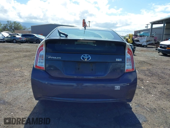 2012 Toyota Prius One with VIN JTDKN3DU3C1541390, listed as a IAAI auction lot 41492260 with 134,530 mi miles. Bid and sale history available at carsss.com. Image 16.