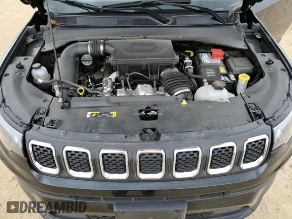 2023 Jeep Compass Sport with VIN 3C4NJDANXPT509952, listed as a Copart auction lot 53967145 with 10,571 mi miles and Clean title. Bid and sale history available at DreamBid. Image 11.