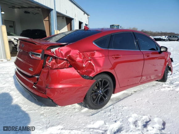 2020 Ford Fusion SE with VIN 3FA6P0HD6LR250611, listed as a Copart auction lot 44505825 with 44,045 mi miles and Salvage Title. Bid and sale history available at carsss.com. Image 3.