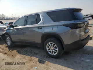2020 Chevrolet Traverse LS with VIN 1GNERFKWXLJ140272, listed as a Copart auction lot 48735895 with 109,945 mi miles and Salvage title. Bid and sale history available at DreamBid. Image 2.