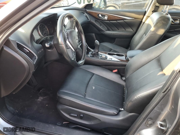 2018 Infiniti Q50 2.0t LUXE with VIN JN1CV7AP8JM240154, listed as a Copart auction lot 43212665 with NaN miles and Salvage Title. Bid and sale history available at carsss.com. Image 7.