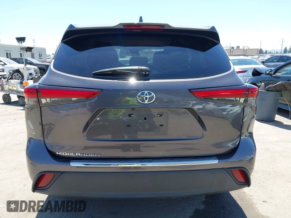 2021 Toyota Highlander L with VIN 5TDCZRAH9MS051141, listed as a IAAI auction lot 42228099 with 81,775 mi miles and . Bid and sale history available at DreamBid. Image 15.