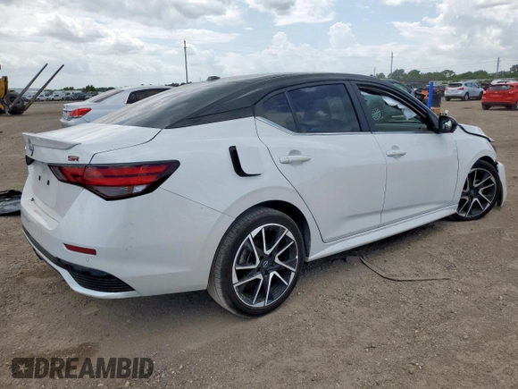 2024 Nissan Sentra SR with VIN 3N1AB8DVXRY372888, listed as a Copart auction lot 59983715 with 17,767 mi miles and Salvage title. Bid and sale history available at DreamBid. Image 3.