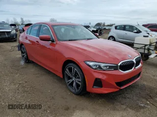 2024 BMW 3 Series 330i xDrive with VIN 3MW89FF09R8E04692, listed as a Copart auction lot 54345295 with 20,920 mi miles and Salvage title. Bid and sale history available at DreamBid. Image 4.