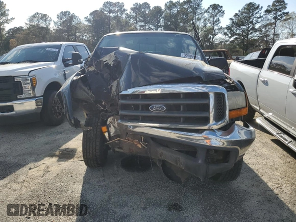 2000 Ford F-350 XL with VIN 1FTSW31FXYED30772, listed as a Copart auction lot 50606445 with 402,923 mi miles and Salvage title. Bid and sale history available at DreamBid. Image 5.