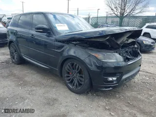 2017 Land Rover Range Rover Sport HSE Dynamic with VIN SALWV2FV1HA678152, listed as a IAAI auction lot 41886787 with 130,386 mi miles. Bid and sale history available at carsss.com. Image 1.