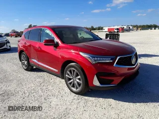2020 Acura RDX w/Technology Pkg with VIN 5J8TC1H55LL018704, listed as a Copart auction lot 40402803 with 37,713 mi miles. Bid and sale history available at carsss.com. Image 4.