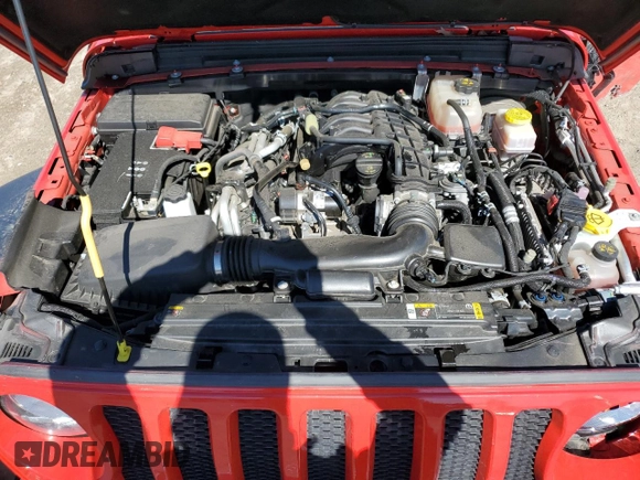 2023 Jeep Wrangler Sport S with VIN 1C4HJXDG8PW507350, listed as a Copart auction lot 46023965 with 15,236 mi miles and Salvage Title. Bid and sale history available at DreamBid. Image 13.