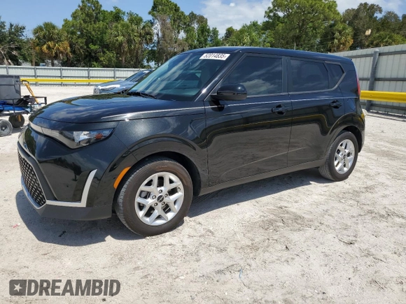 2024 Kia Soul LX with VIN KNDJ23AU0R7911774, listed as a Copart auction lot 52014835 with 28,246 mi miles and Salvage Title. Bid and sale history available at carsss.com. Image 1.