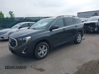 2020 GMC Terrain SLE with VIN 3GKALTEV0LL158495, listed as a IAAI auction lot 42583369 with 30,728 mi miles and . Bid and sale history available at DreamBid. Image 2.