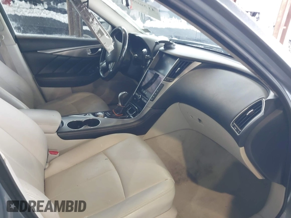 2015 Infiniti Q50 Premium with VIN JN1BV7AR4FM399046, listed as a IAAI auction lot 41560885 with 143,488 mi miles and . Bid and sale history available at DreamBid. Image 5.