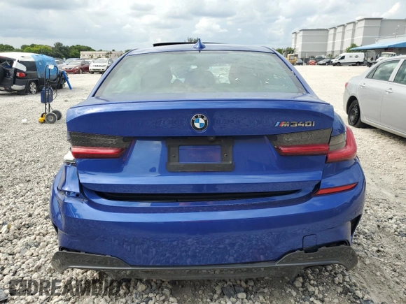 2020 BMW 3 Series M340i with VIN 3MW5U7J03L8B29181, listed as a Copart auction lot 66435394 with 0 mi miles and Non Repairable. Bid and sale history available at carsss.com. Image 6.