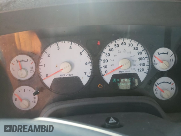 2007 Dodge 2500 SLT with VIN 3D7KS28D07G828129, listed as a Copart auction lot 62472895 with 306,849 mi miles and Clean title. Bid and sale history available at DreamBid. Image 9.
