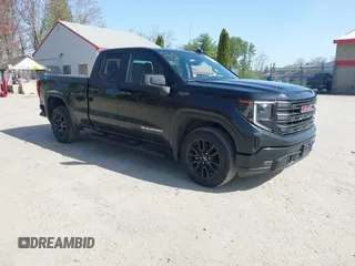 2023 GMC Sierra 1500 Pro with VIN 1GTRUAED5PZ313029, listed as a IAAI auction lot 42065758 with 26,933 mi miles and . Bid and sale history available at DreamBid. Image 1.