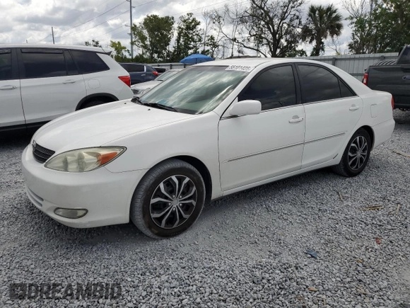 2003 Toyota Camry LE with VIN 4T1BE32K03U237235, listed as a Copart auction lot 55101425 with 114,830 mi miles and Salvage Title. Bid and sale history available at DreamBid. Image 1.