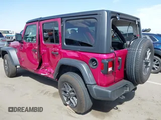 2024 Jeep Wrangler Willys with VIN 1C4PJXDG5RW320193, listed as a IAAI auction lot 41934630 with 7,402 mi miles and . Bid and sale history available at carsss.com. Image 6.