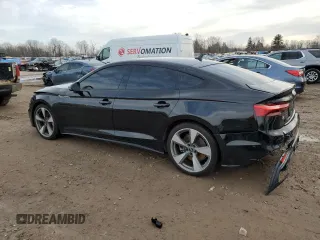2021 Audi A5 Sportback S line Premium Plus with VIN WAUFACF51MA007211, listed as a Copart auction lot 45168684 with 23,909 mi miles. Bid and sale history available at carsss.com. Image 2.