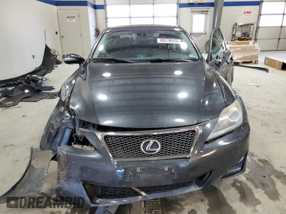 2011 Lexus IS 350 with VIN JTHCE5C26B5000114, listed as a Copart auction lot 88278525 with Not provided miles and Salvage title. Bid and sale history available at DreamBid. Image 5.