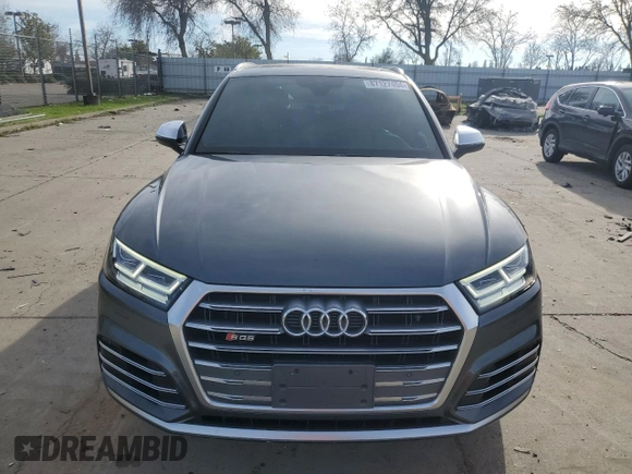 2018 Audi SQ5 Premium Plus with VIN WA1A4AFYXJ2214358, listed as a Copart auction lot 87127454 with 61,043 mi miles and Salvage Title. Bid and sale history available at DreamBid. Image 5.