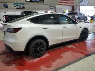 2023 Tesla Model Y Long Range with VIN 7SAYGDEE8PF758841, listed as a Copart auction lot 62851164 with 16,811 mi miles and Non Repairable. Bid and sale history available at DreamBid. Image 3.