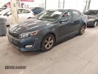 2015 Kia Optima LX with VIN 5XXGM4A76FG381155, listed as a IAAI auction lot 42373920 with 112,359 mi miles and . Bid and sale history available at DreamBid. Image 2.