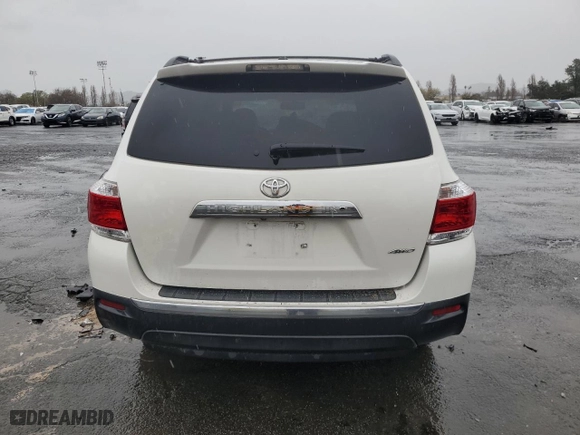 2013 Toyota Highlander Limited with VIN 5TDDK3EH8DS210666, listed as a Copart auction lot 48740725 with 177,715 mi miles and Salvage Title. Bid and sale history available at carsss.com. Image 6.