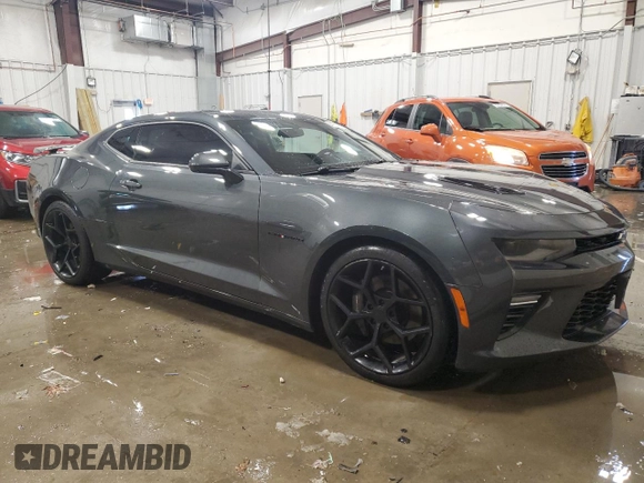 2018 Chevrolet Camaro 2SS z VIN 1G1FH1R71J0190264, wystawiony jako Copart lot #41827695 z przebiegiem 91 749 mil mil oraz Szkoda całkowita • Salvage title. Historia ofert i sprzedaży dostępna na DreamBid. Obrazek 4.