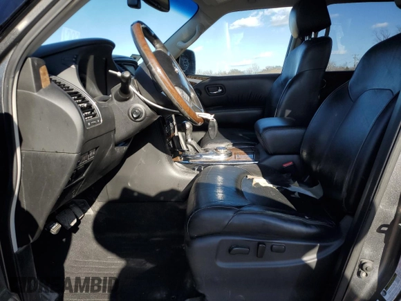 2016 Infiniti QX80 with VIN JN8AZ2NE6G9124049, listed as a Copart auction lot 50209445 with 142,449 mi miles and Salvage Title. Bid and sale history available at carsss.com. Image 7.