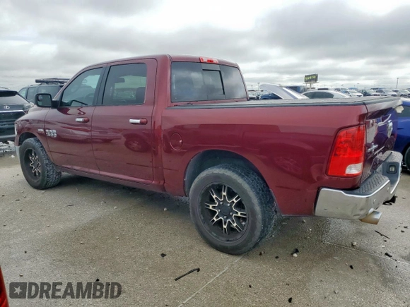 2017 Ram 1500 Big Horn with VIN 3C6RR6LT8HG592414, listed as a Copart auction lot 53970495 with 166,520 mi miles and Clean title. Bid and sale history available at DreamBid. Image 2.