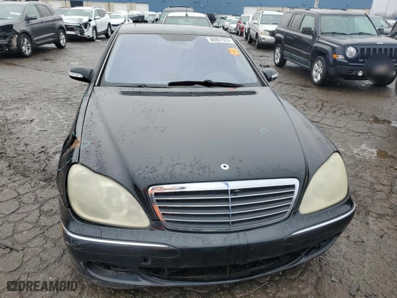 2006 Mercedes-Benz S-Class 5.0L with VIN WDBNG84J66A477584, listed as a Copart auction lot 80901574 with 0 mi miles and Clean Title. Bid and sale history available at carsss.com. Image 5.