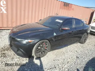 2019 Alfa Romeo Giulia Quadrifoglio with VIN ZARFAMEVXK7604321, listed as a Copart auction lot 82181304 with 46,511 mi miles and Clean title. Bid and sale history available at DreamBid. Image 1.