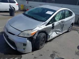 2013 Toyota Prius One with VIN JTDKN3DU8D5566683, listed as a IAAI auction lot 41946289 with 248,878 mi miles. Bid and sale history available at carsss.com. Image 2.