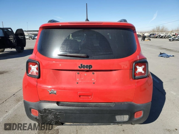 2018 Jeep Renegade Altitude with VIN ZACCJABBXJPJ55128, listed as a Copart auction lot 46362905 with 66,798 mi miles and Clean Title. Bid and sale history available at DreamBid. Image 6.