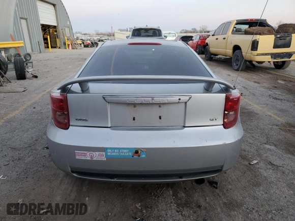 2005 Toyota Celica GT with VIN JTDDR32T550188277, listed as a Copart auction lot 84837824 with 185,709 mi miles and Salvage Title. Bid and sale history available at carsss.com. Image 6.