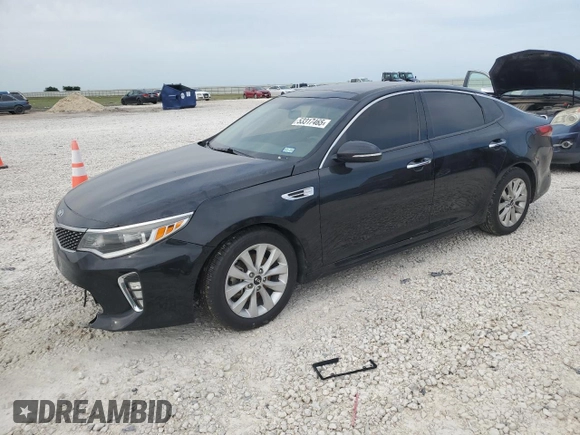 2018 Kia Optima LX with VIN 5XXGT4L33JG241845, listed as a Copart auction lot 53317465 with 123,575 mi miles and Clean title. Bid and sale history available at DreamBid. Image 1.