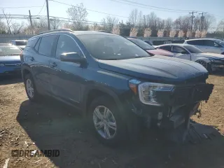 2024 GMC Terrain SLE with VIN 3GKALTEG8RL384990, listed as a Copart auction lot 52880765 with 5,621 mi miles and Salvage Title. Bid and sale history available at DreamBid. Image 4.