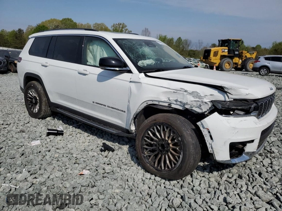 2021 Jeep Grand Cherokee Limited z VIN 1C4RJKBG4M8110518, wystawiony jako Copart lot #51111525 z przebiegiem 87 912 mil mil oraz Szkoda całkowita • Salvage title. Historia ofert i sprzedaży dostępna na DreamBid. Obrazek 4.